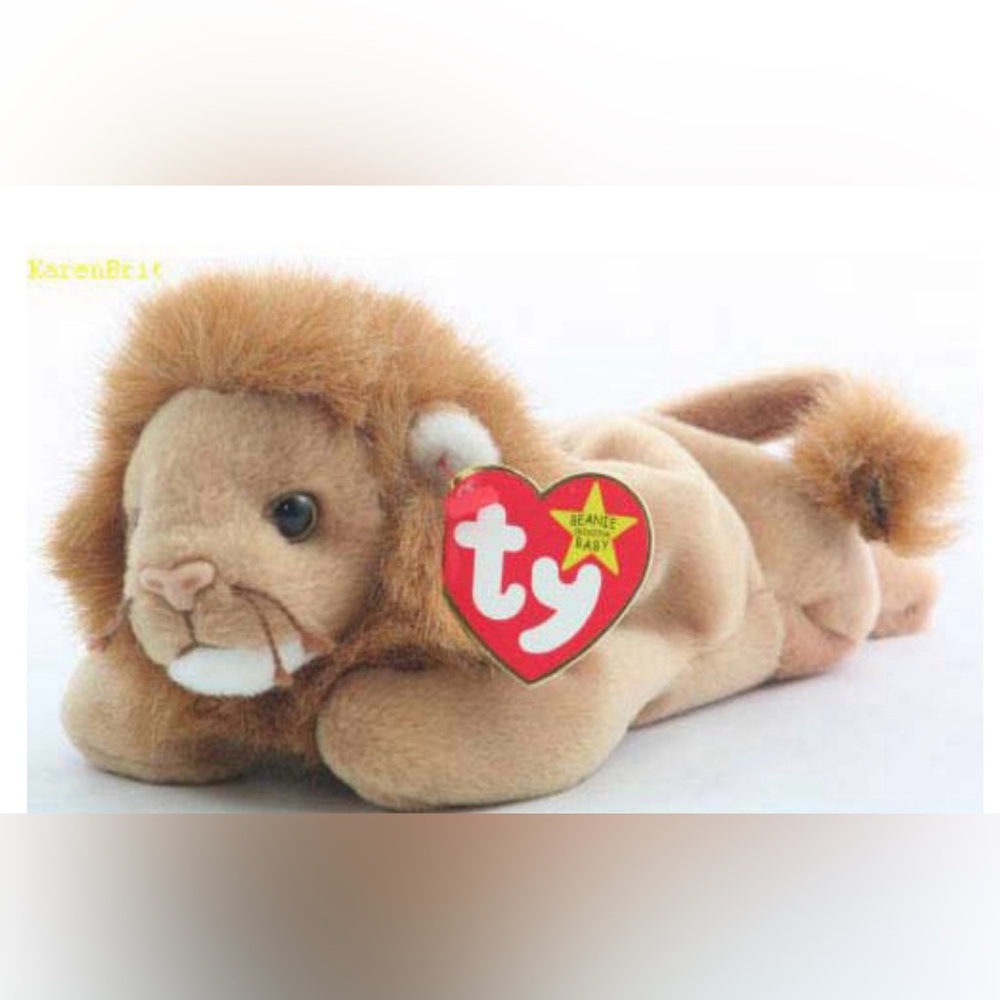 Ty Beanie Babies Roary the Lion Plush 1996